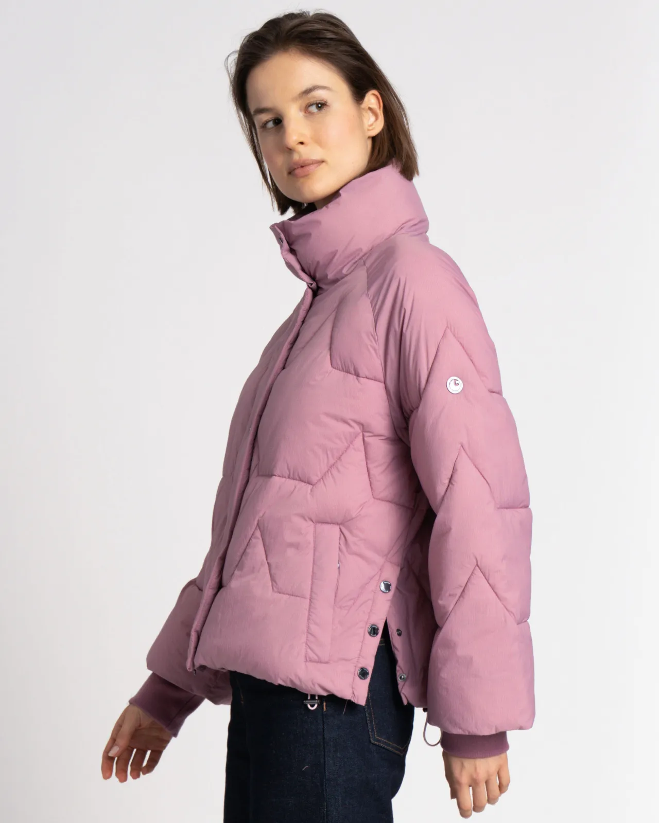 WEGA Green Goose Pufferjacke Zackenstepp MIRAZYEL