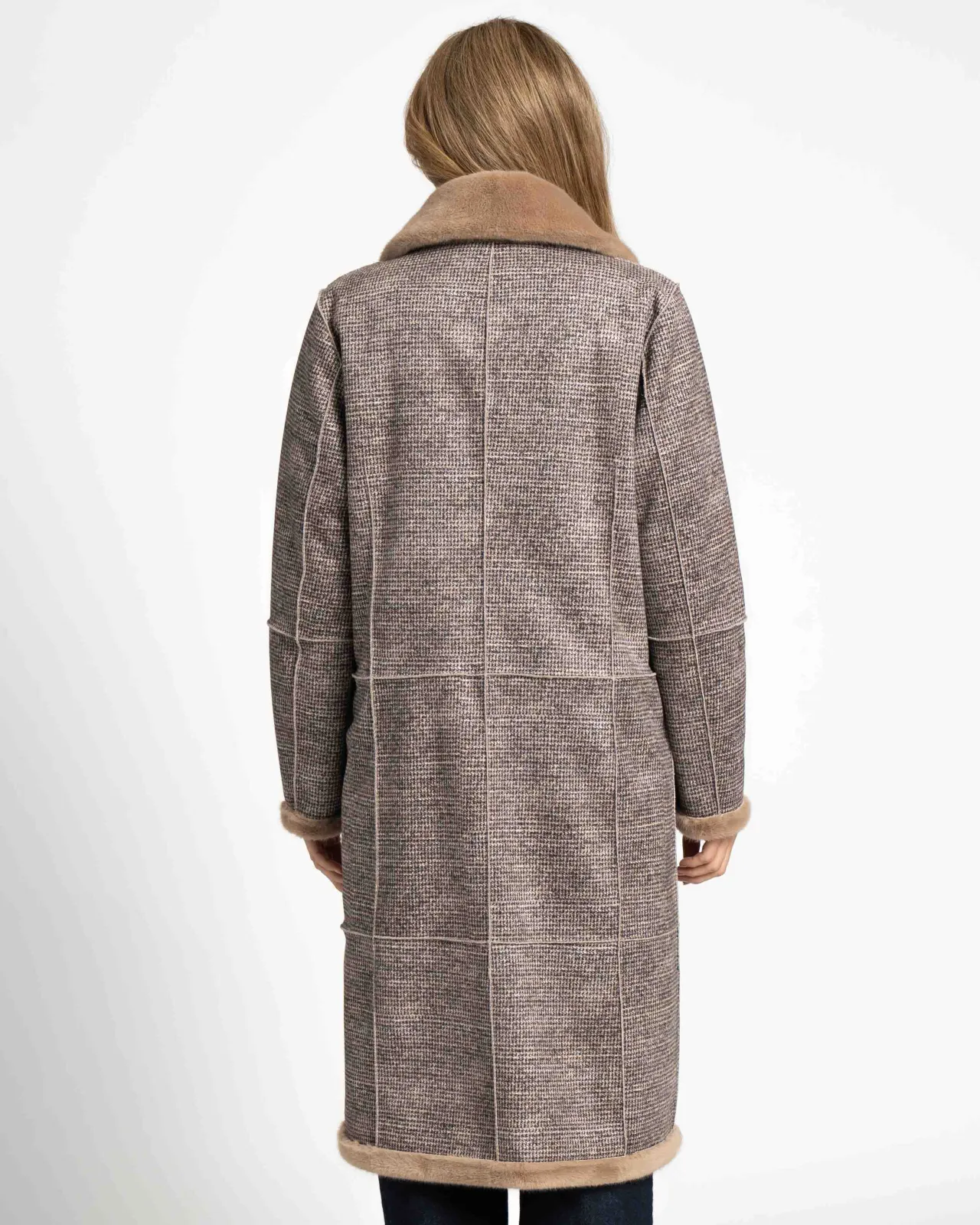 WEGA Green Goose Fake-Fur Wendemantel MODANIQUE