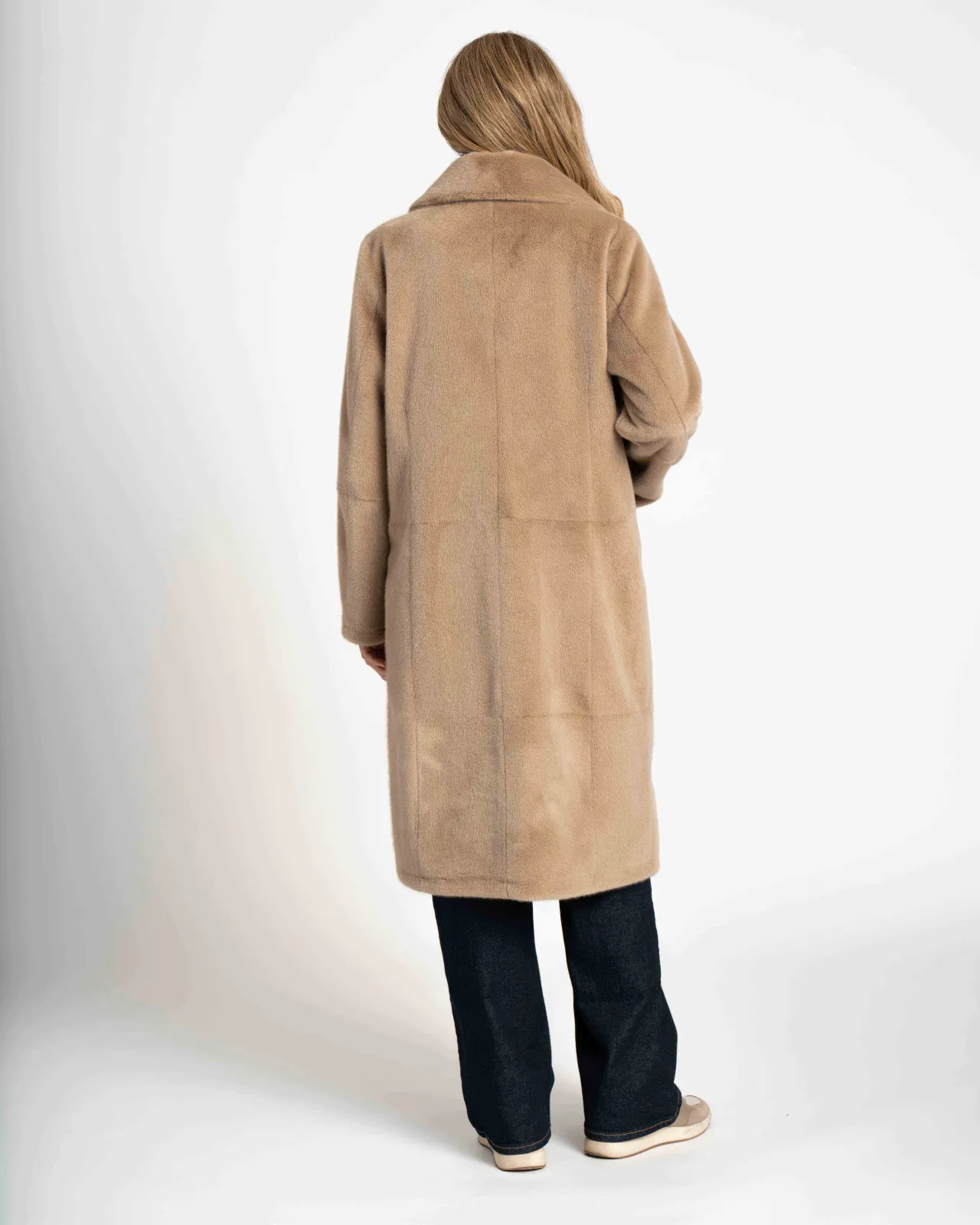 WEGA Green Goose Fake-Fur Wendemantel MODANIQUE