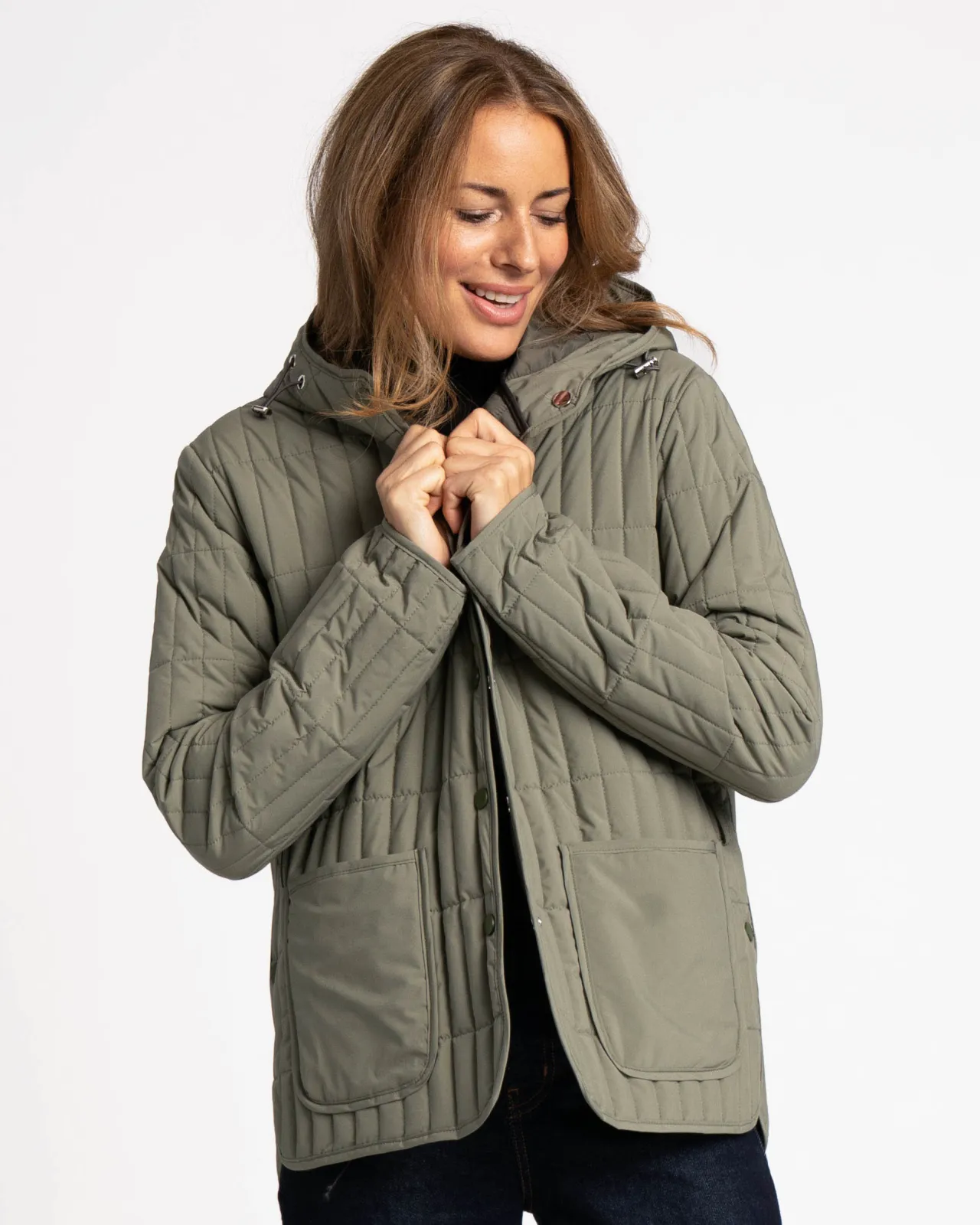 WEGA Green Goose Steppjacke Längsstepp SYMARA
