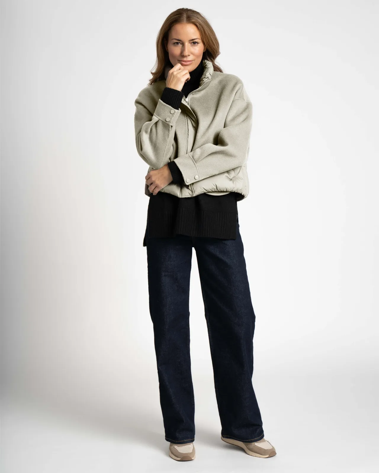 WEGA Green Goose Fake Wool Jacke SERENOVA