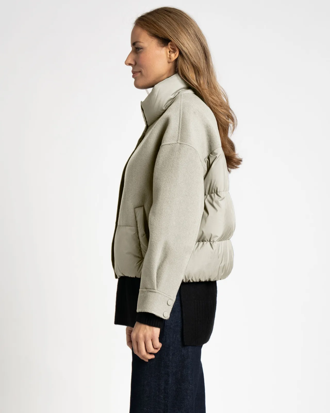 WEGA Green Goose Fake Wool Jacke SERENOVA