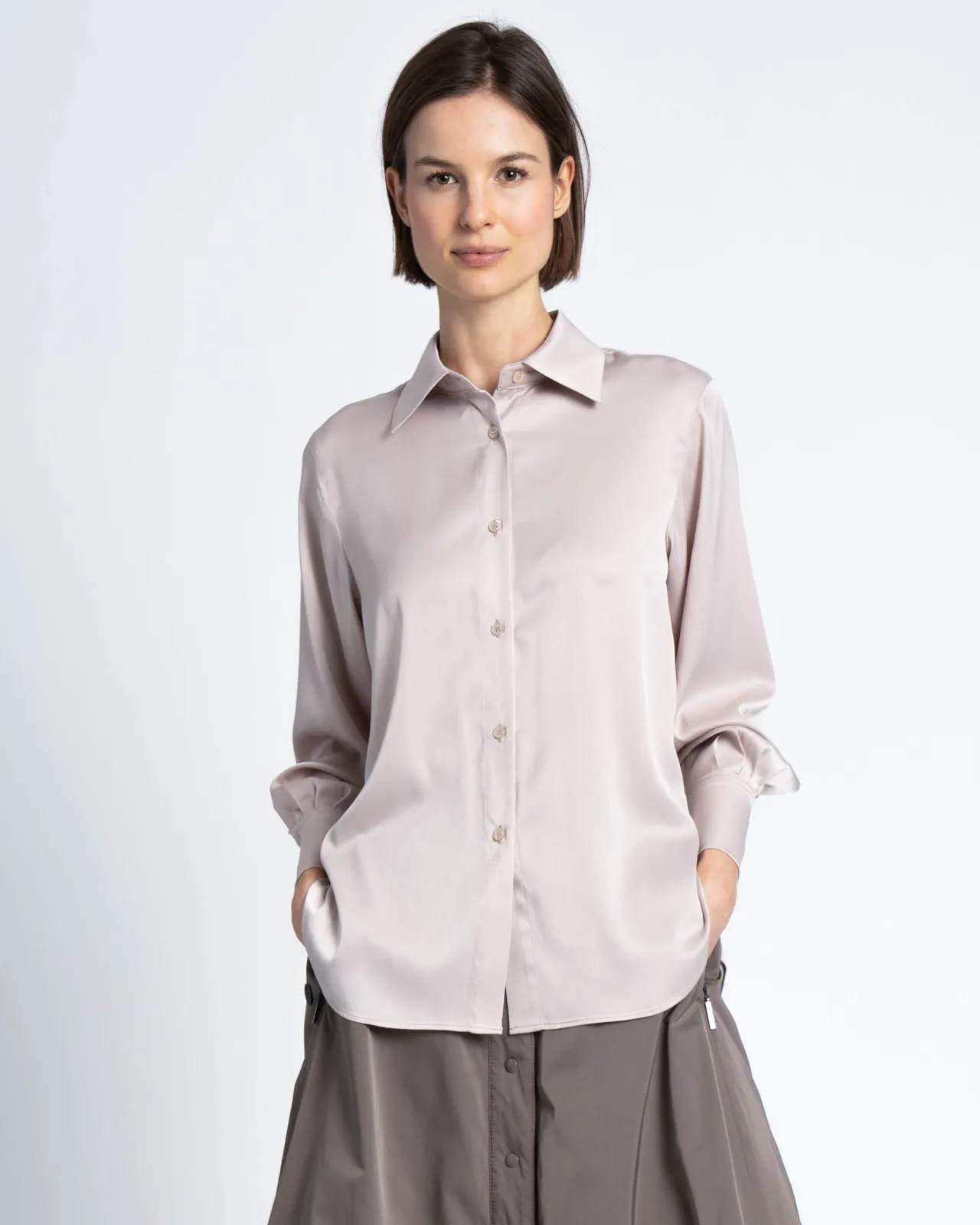 WEGA Green Goose Bluse mit Knopfleiste MIKABU