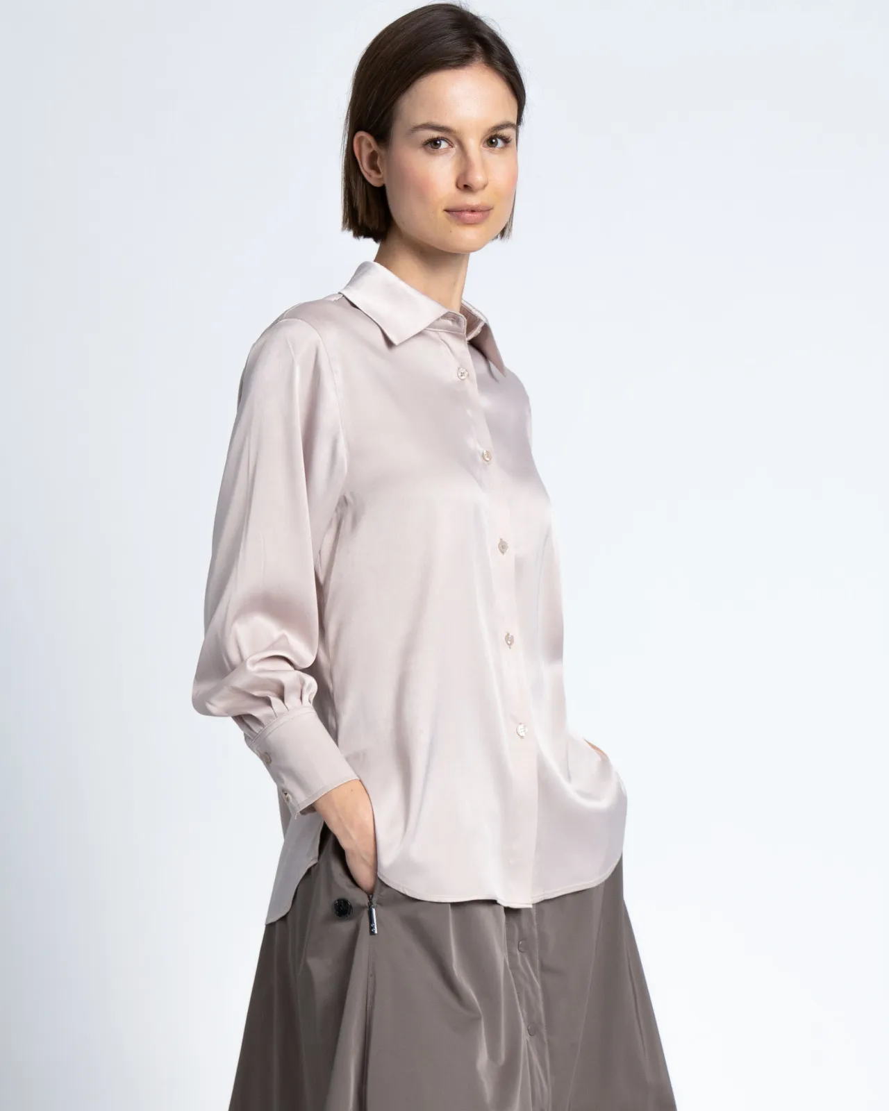 WEGA Green Goose Bluse mit Knopfleiste MIKABU