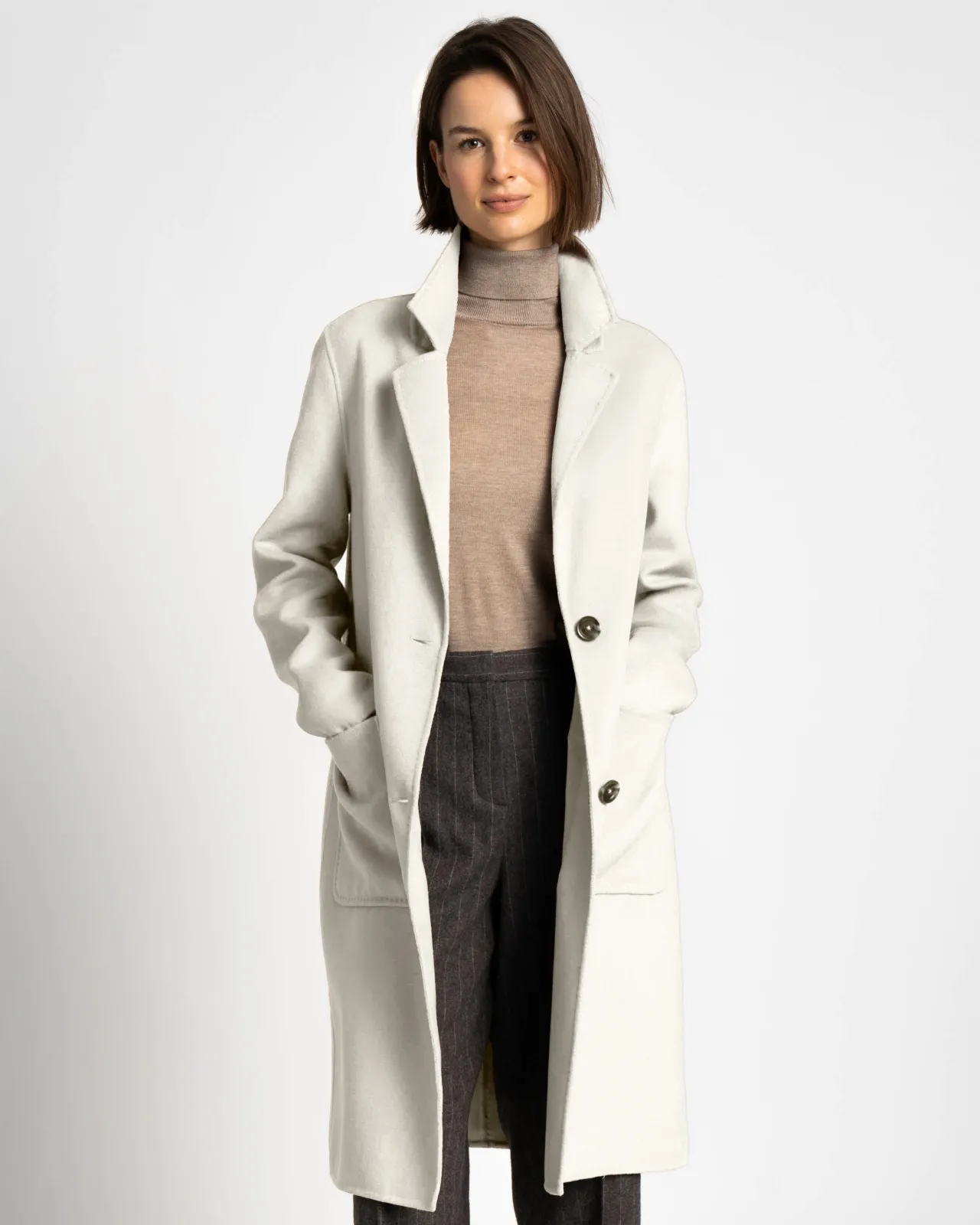 WEGA Green Goose Fake Wool Blazermantel