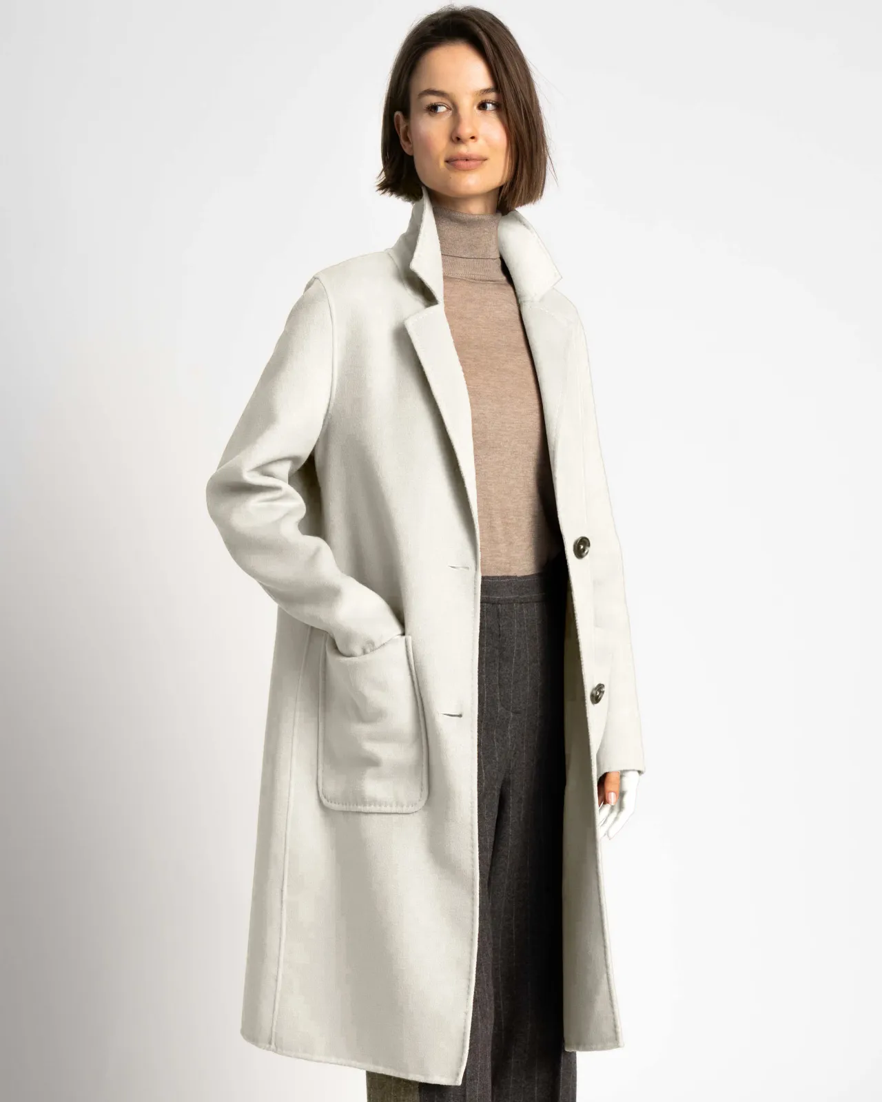 WEGA Green Goose Fake Wool Blazermantel