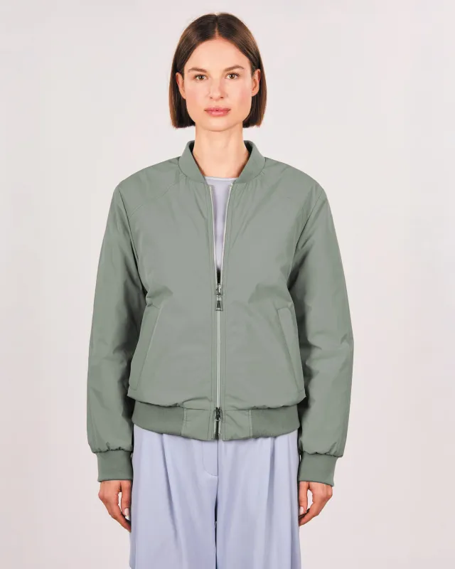 Wende-Bomber Soft-Peach - Wendbare Bomberjacke für Damen