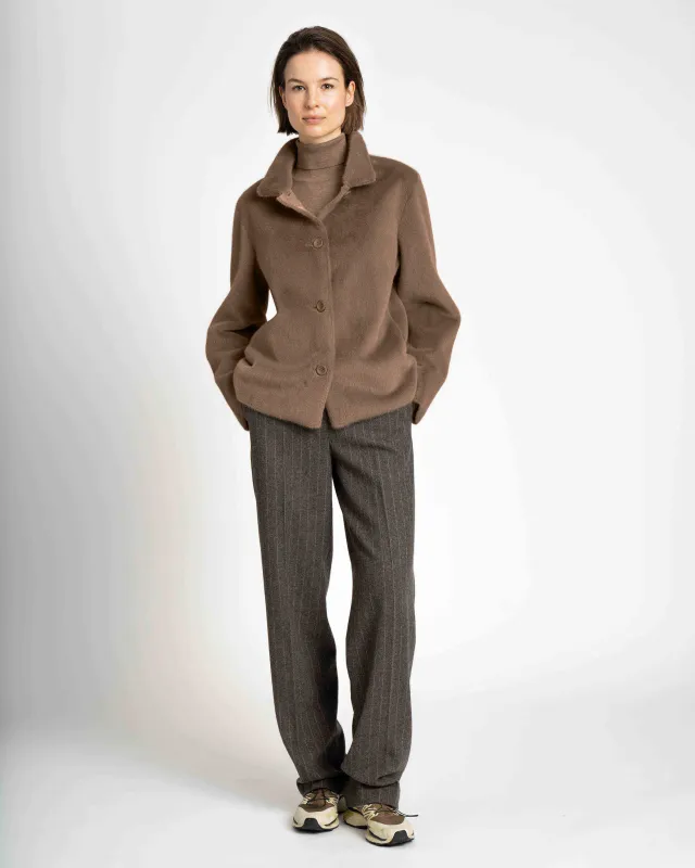 WEGA Green Goose Fakefur Wendeblazer SAPHIRELLE